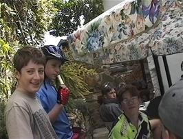 Some just had ice creams at Lyns's Cafe, Beddgelert